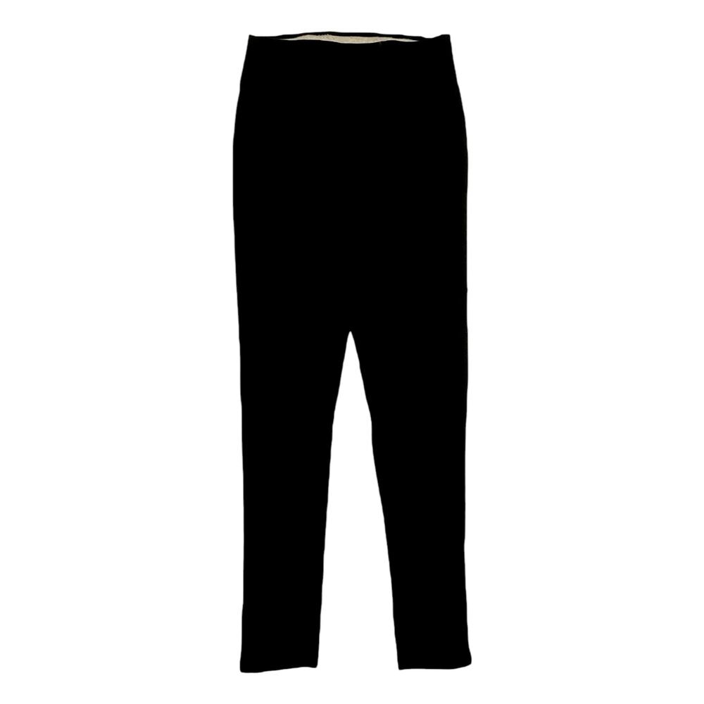 Black Stretchy Fuzzy Sherpa Lined Leggings Size Small